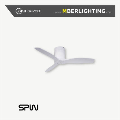 SIGNATURES 3-Blades Hugger Ceiling Fan QUINCY WHITE