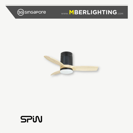 TIMBER 3-Blades Hugger Ceiling Fan OAK