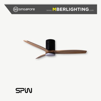 TIMBER 3-Blades Hugger Ceiling Fan OAK