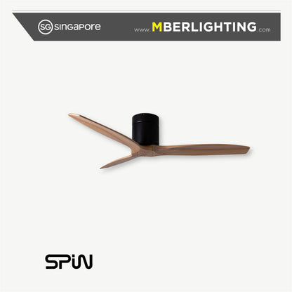 TIMBER 3-Blades Hugger Ceiling Fan OAK