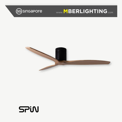 TIMBER 3-Blades Hugger Ceiling Fan OAK