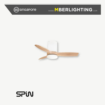 TIMBER 3-Blades Hugger Ceiling Fan OAK