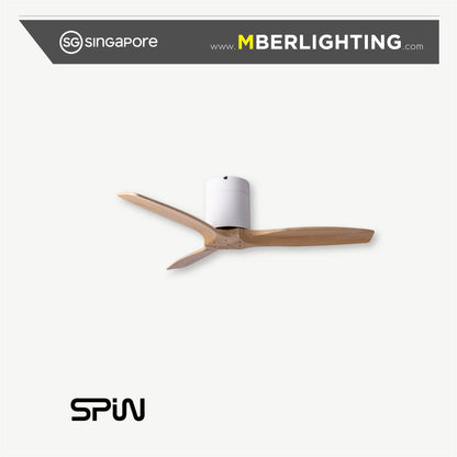 TIMBER 3-Blades Hugger Ceiling Fan OAK