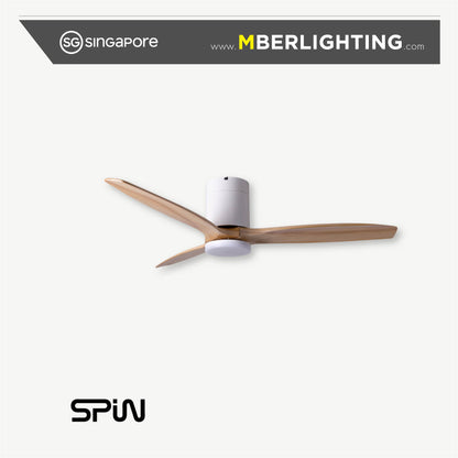 TIMBER 3-Blades Hugger Ceiling Fan OAK