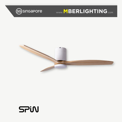 TIMBER 3-Blades Hugger Ceiling Fan OAK
