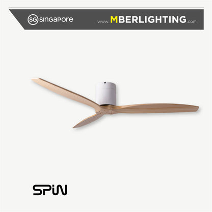 TIMBER 3-Blades Hugger Ceiling Fan OAK