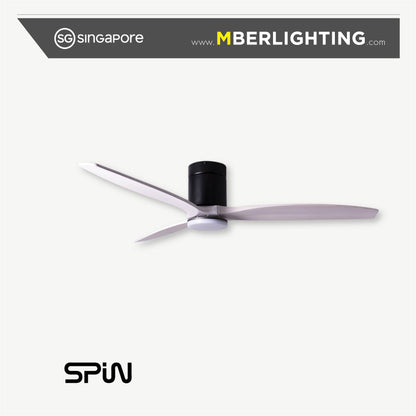TIMBER 3-Blades Hugger Ceiling Fan OFF-WHITE