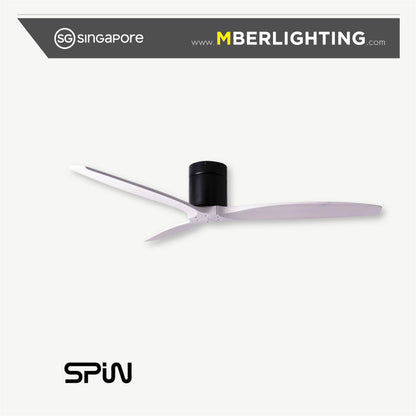 TIMBER 3-Blades Hugger Ceiling Fan OFF-WHITE