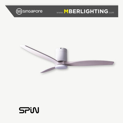 TIMBER 3-Blades Hugger Ceiling Fan OFF-WHITE