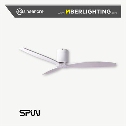 TIMBER 3-Blades Hugger Ceiling Fan OFF-WHITE