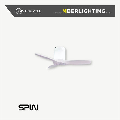 TIMBER 3-Blades Hugger Ceiling Fan OFF-WHITE