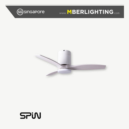 TIMBER 3-Blades Hugger Ceiling Fan OFF-WHITE