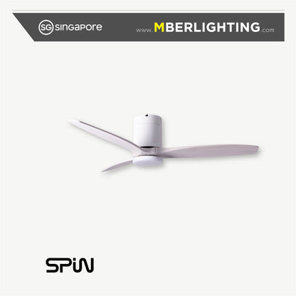 TIMBER 3-Blades Hugger Ceiling Fan OFF-WHITE