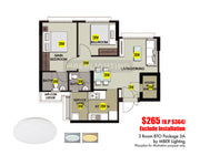 3Room BTO Package 3A (11 Lights)