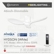 Alaska HYDSON 46"/52"(20W LED-Dimmable)