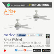 AiRis Plus(Wifi) 5Blades 50"/56" (White)