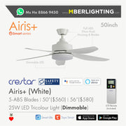 AiRis Plus(Wifi) 5Blades 50"/56" (White)