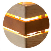 Pendant - Wood Cube